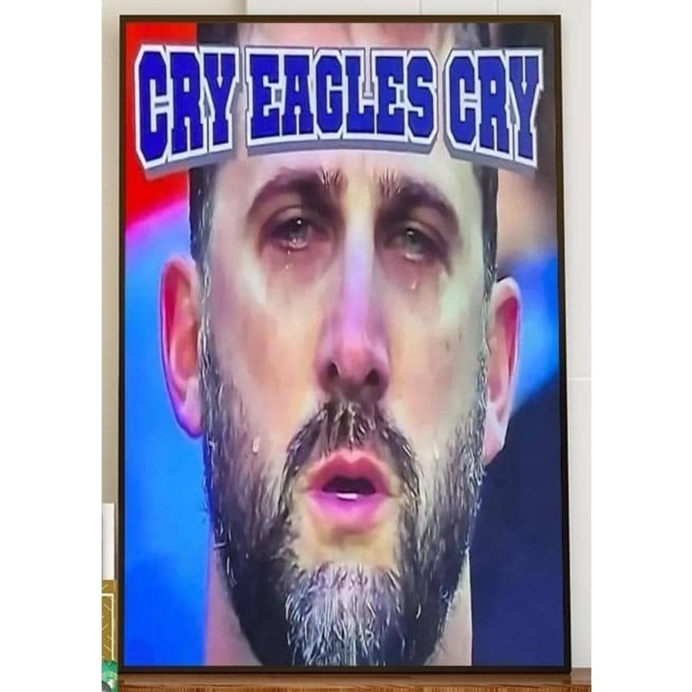 Cowboys Fans Roast Nick Sirianni With Cry Eagles Cry Poster